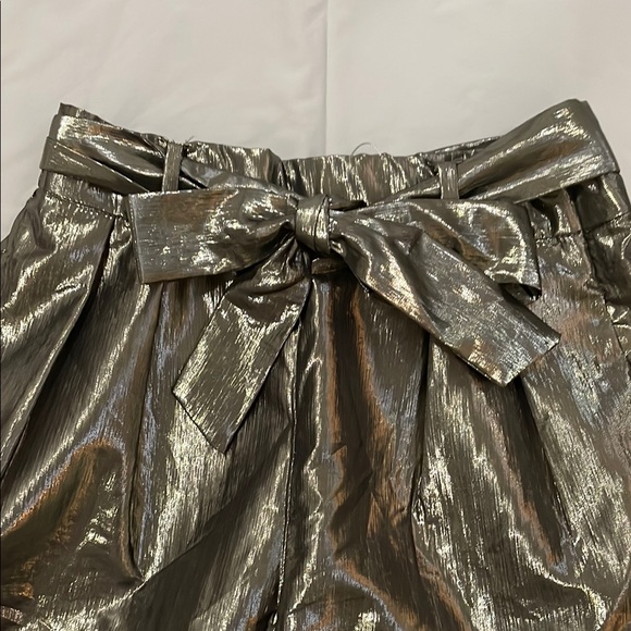 Metallic Dressy Women's Shorts - Picture 3 of 4